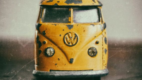 Retro plechové auto Volkswagen